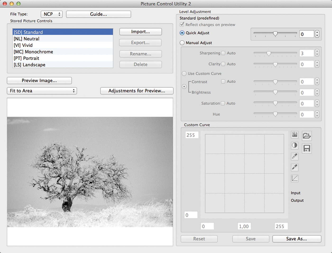 Nikon Picture Control Utility