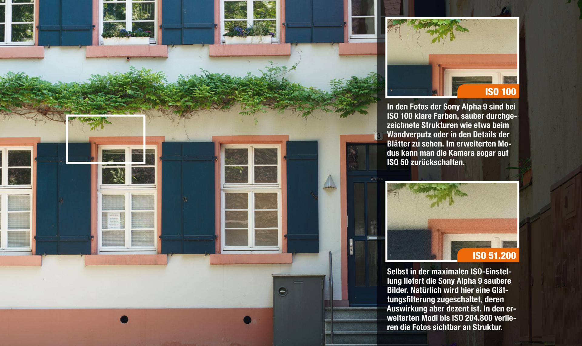 Vergleich Bildrauschen